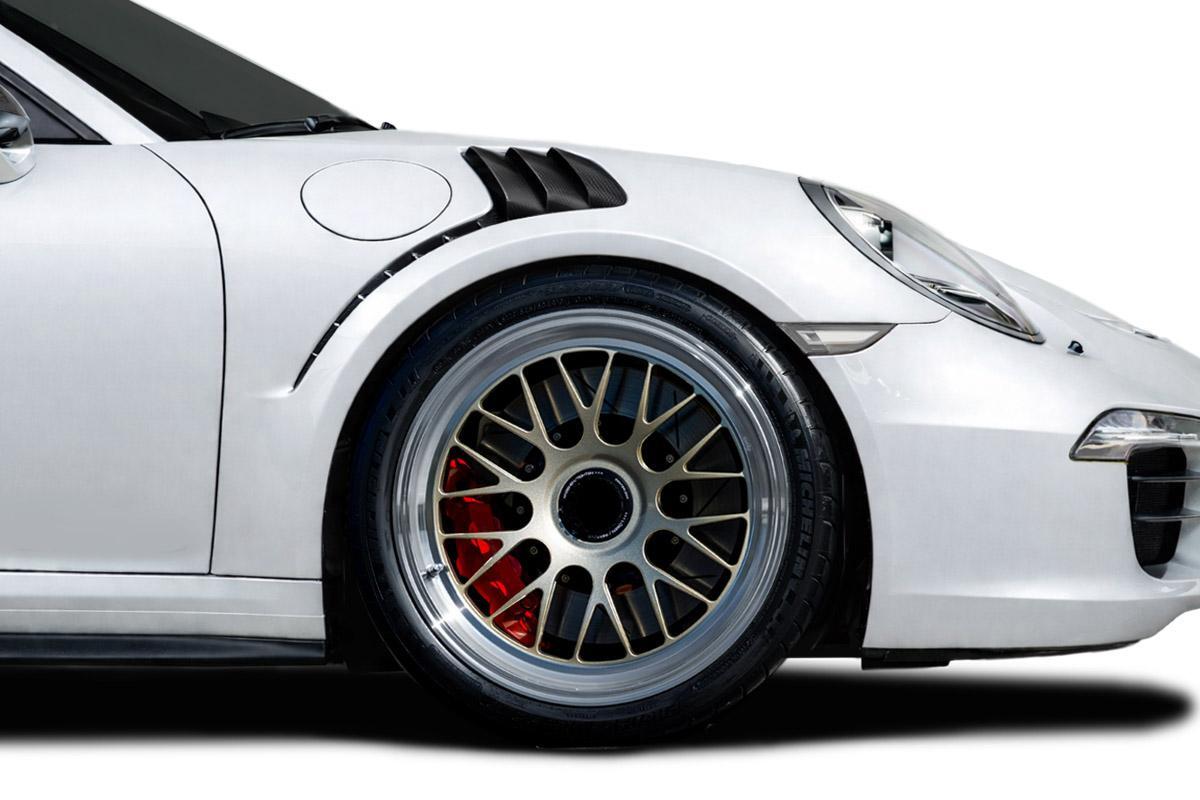 2012-2019 Porsche 911 Carbon Creations GT3RS Look Carbon Fiber Fender - Image 2