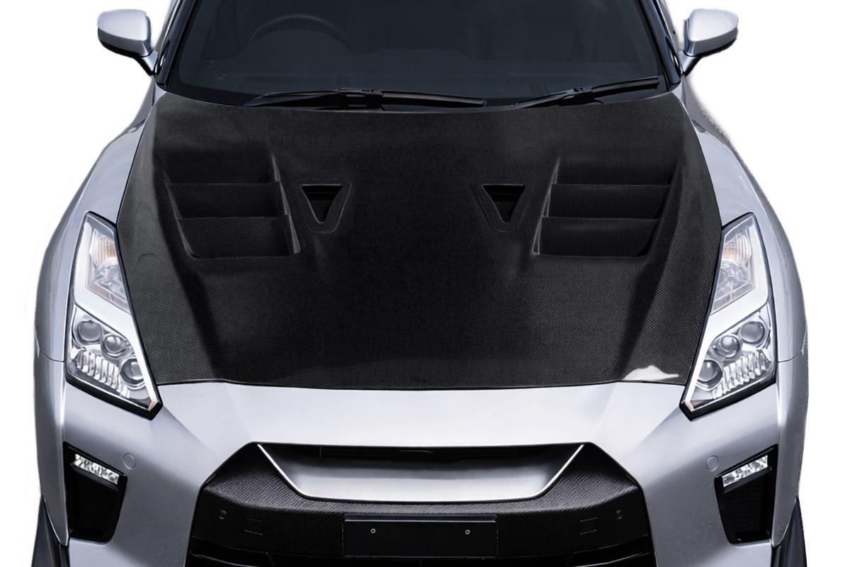 2017-2023 Nissan GTR Carbon Creations TS-1 Carbon Fiber Hood - Image 1