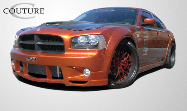 2010 Dodge Charger  Kit Body Kit - 2006-2010 Dodge Charger Couture Luxe Wide Body Kit - 10 Piece - Includes Couture Luxe Wide Body Front Bumper Cover (104812) Couture Luxe Wide Body Rear Bumper Cover (104814) Couture Luxe Wide Body Side Skirts Rocker Panels (104813) Couture Luxe Wide Body