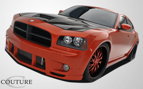 2010 Dodge Charger  Kit Body Kit - 2006-2010 Dodge Charger Couture Luxe Wide Body Kit - 10 Piece - Includes Couture Luxe Wide Body Front Bumper Cover (104812) Couture Luxe Wide Body Rear Bumper Cover (104814) Couture Luxe Wide Body Side Skirts Rocker Panels (104813) Couture Luxe Wide Body