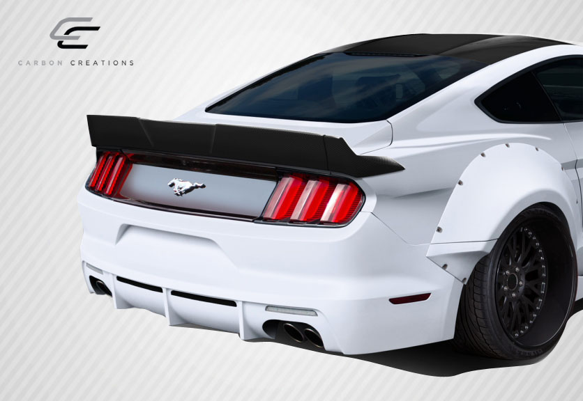 2015 Ford Mustang 0 Wing Spoiler Body Kit - 2015-2019 Ford Mustang Carbon C...