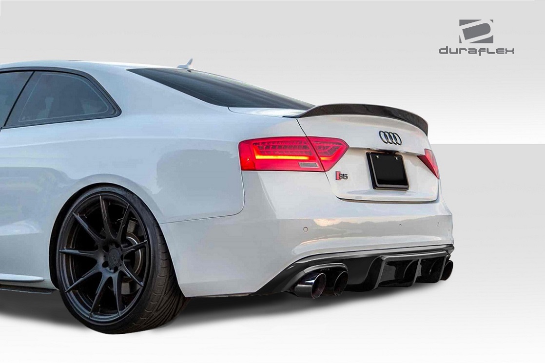 2013 Audi S5 0 Fiberglass+ Rear LipAdd On Body Kit 20122016 Audi S5