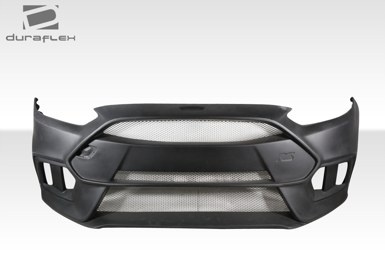 Front Lower Bumper Valance Panel Replacement For 2015-2018 Ford Focus - Black ABS Plastic, Direct Fit (Replaces F1EZ17626A)