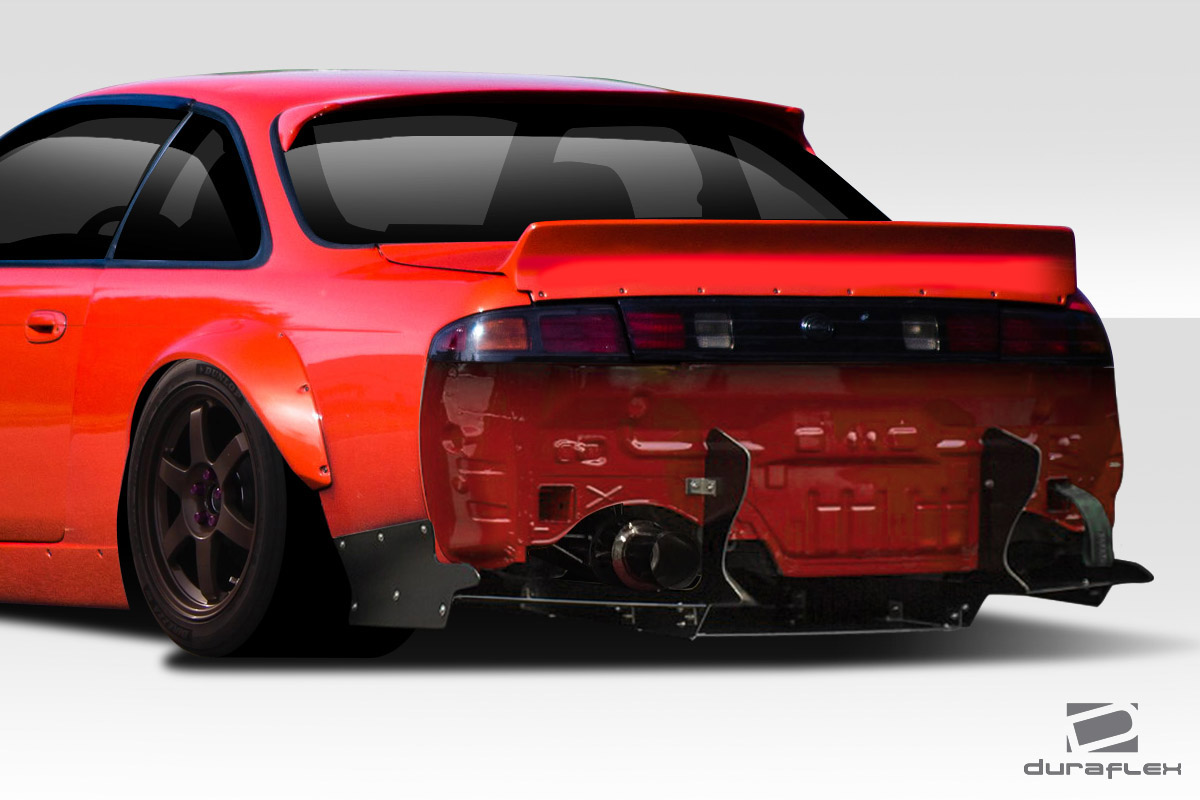 FOR 9598 Nissan 240SX S14 Duraflex RBS V2 Wide Body Rear Diffuser