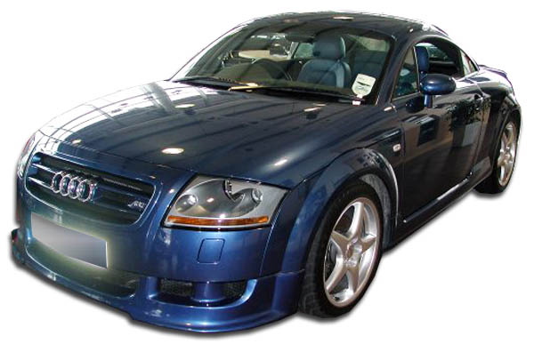 2000-2006 Audi TT 8N Duraflex Type A Body Kit - 5 Piece - Includes Type A Front Lip Under Spoiler Air Dam (105308) R-1 Side Skirts Rocker Panels (102430) R-1 Rear Lip Under Spoiler Air Dam (102429) Type A Rear Wing Trunk Lid Spoiler (105309)