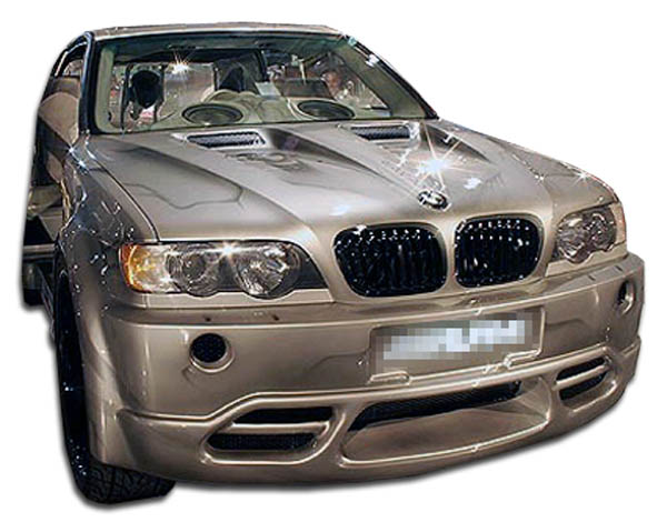 2003 BMW X5  Front Bumper Body Kit - 2000-2003 BMW X5 E53 Duraflex Platinum Front Bumper Cover - 1 Piece