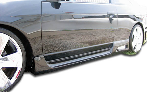 2001-2005 Honda Civic 2DR Duraflex Spyder Side Skirts Rocker Panels - 2 Piece