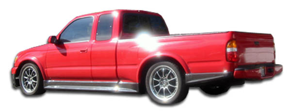 2001-2004 Toyota Tacoma Duraflex TD3000 Rear Add On Bumper Extensions - 2 Piece