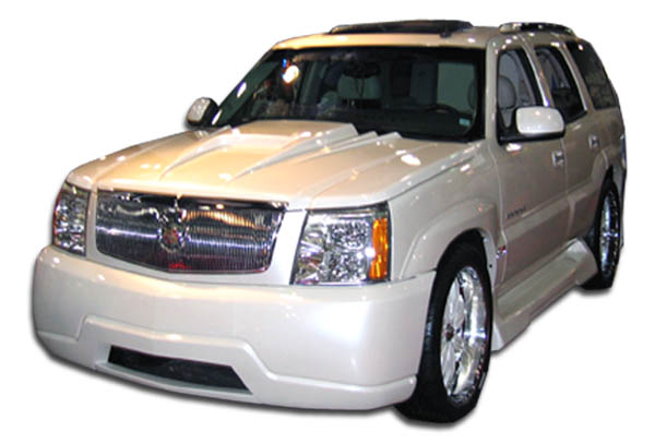 2002-2006 Cadillac Escalade Duraflex EXT ESV Platinum 2 Body Kit - 4 Piece - Includes Platinum 2 Front Bumper Cover (100327) Platinum Rear Bumper Cover (100334) Platinum Side Skirts Rocker Panels (100335)