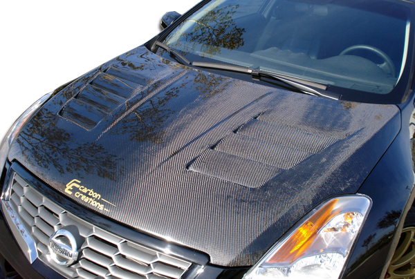 2007-2009 Nissan Altima Carbon Creations GT Concept Hood - 1 Piece