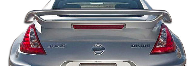 Fiberglass+ Wing Spoiler Body Kit for 2009 Nissan 370Z 2DR  - 2009-2019 Nissan 370Z Z34 Duraflex N-2 Wing Trunk Lid Spoiler - 1 Piece