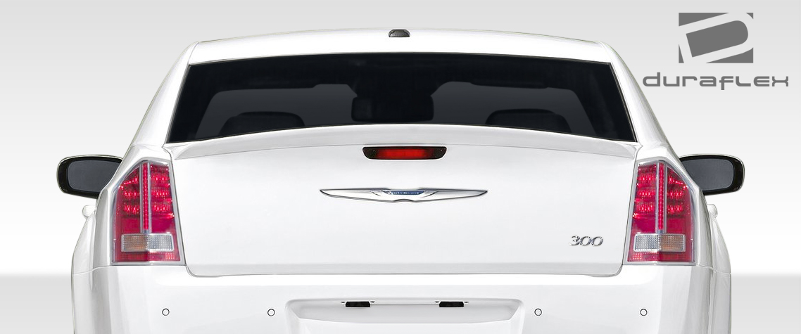 Fiberglass+ Wing Spoiler Body Kit for 2011 Chrysler 300   - 2011-2019 Chrysler 300 Duraflex SRT Look Rear Wing Trunk Lid Spoiler - 1 Piece