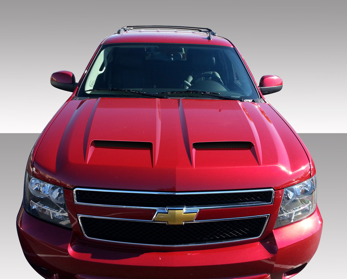 2007-2014 Chevrolet Tahoe Avalanche Suburban Duraflex CVX Hood - 1