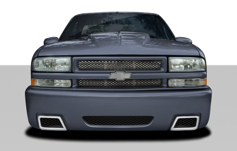 FIT For 1994-2004 S10 1995-2004 Blazer Duraflex SS Look Front Bumper Cover ...