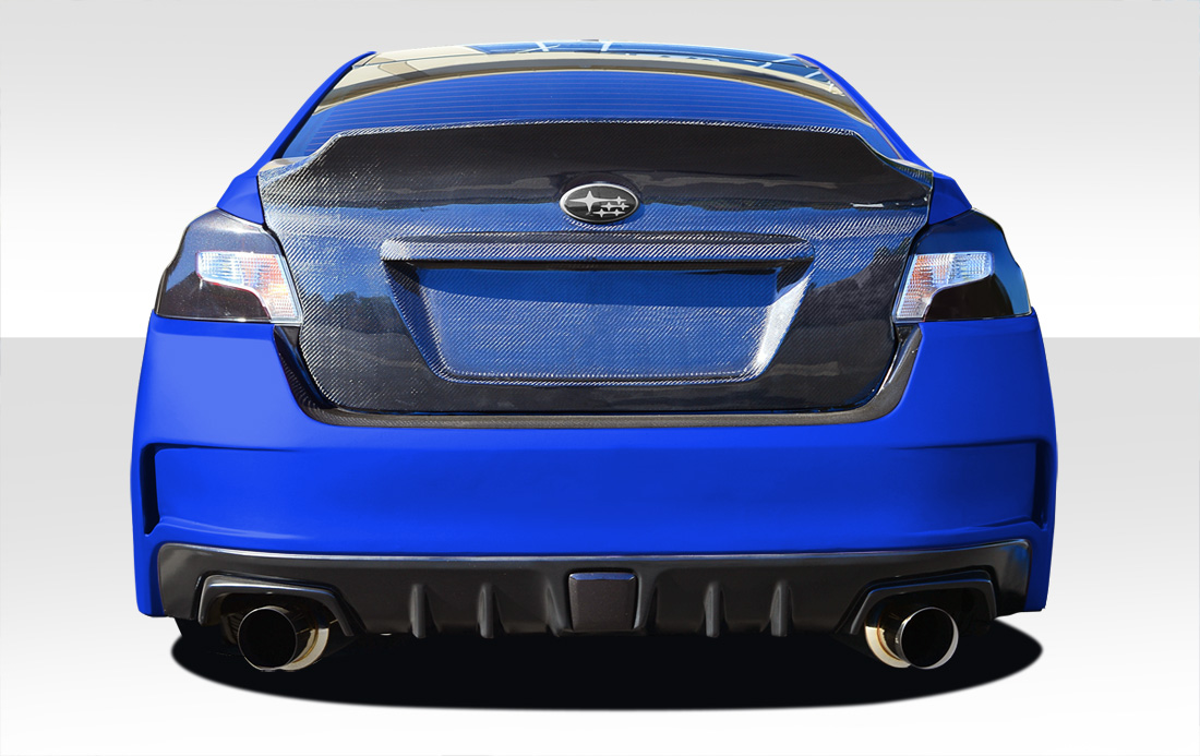 Fiberglass+ Rear Bumper Body Kit for 2015 Subaru WRX   - 2015-2019 Subaru WRX Duraflex NBR Concept Rear Bumper Cover - 1 Piece