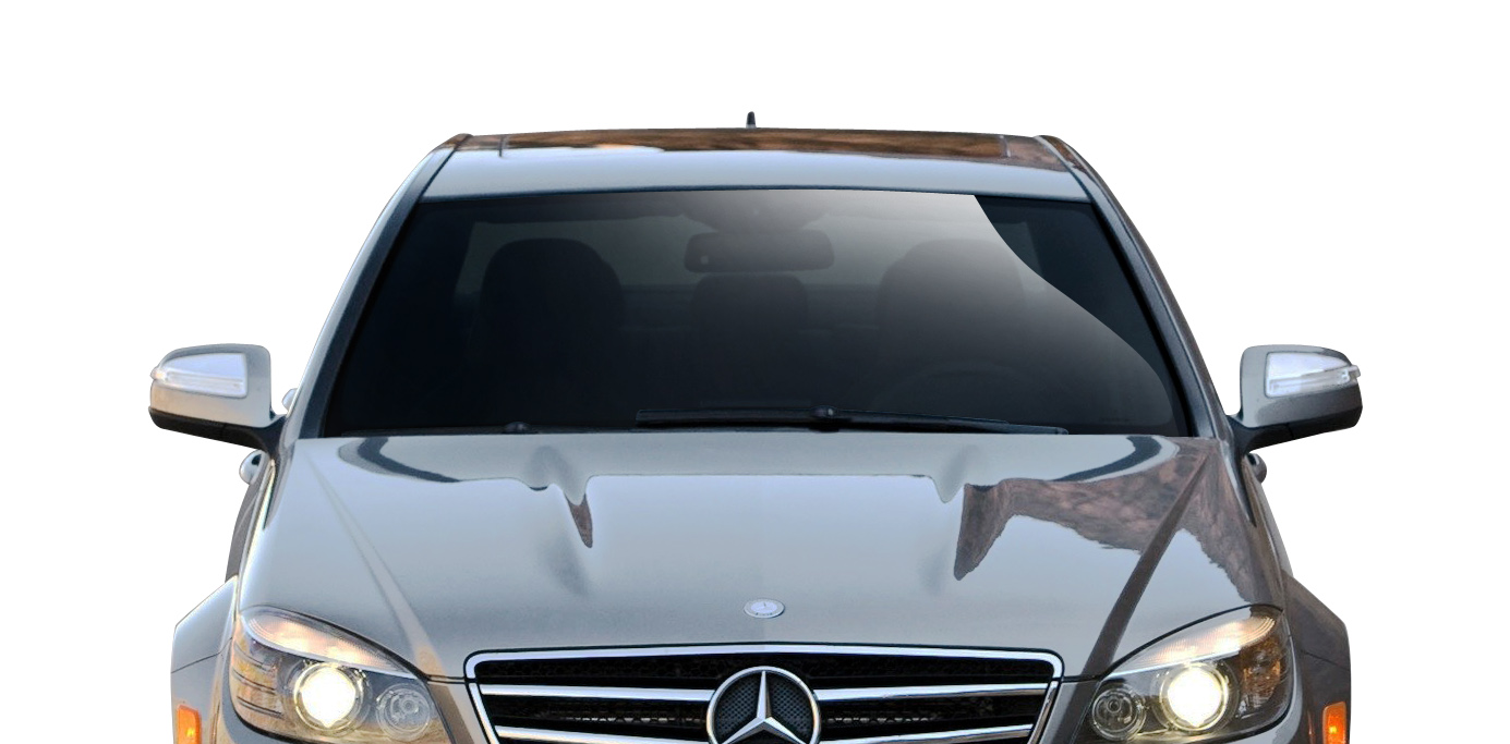 2008-2011 Mercedes C Class W204 Vaero C63 Look Conversion Hood - 1 Piece