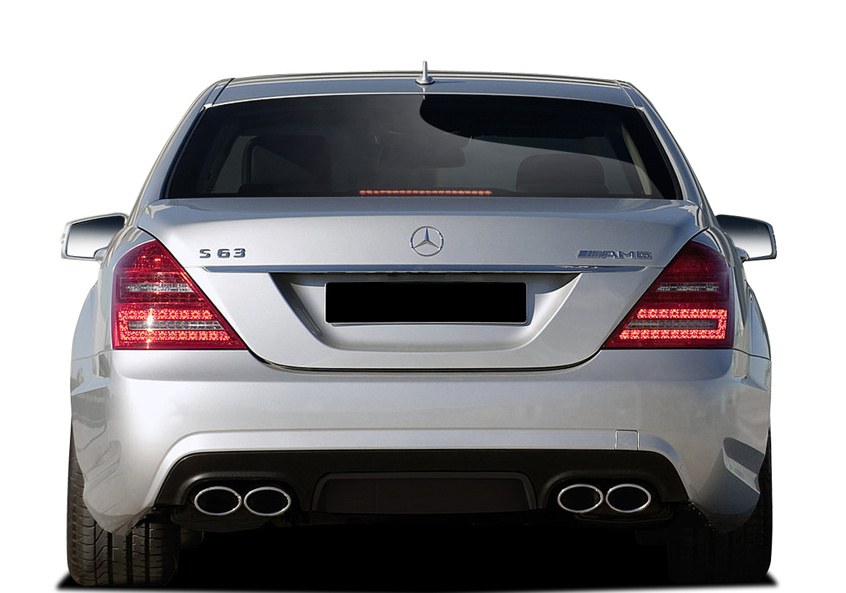 2010-2013 Mercedes S Class W221 Vaero S63 Look Rear Bumper Cover ( without PDC ) - 1 Piece