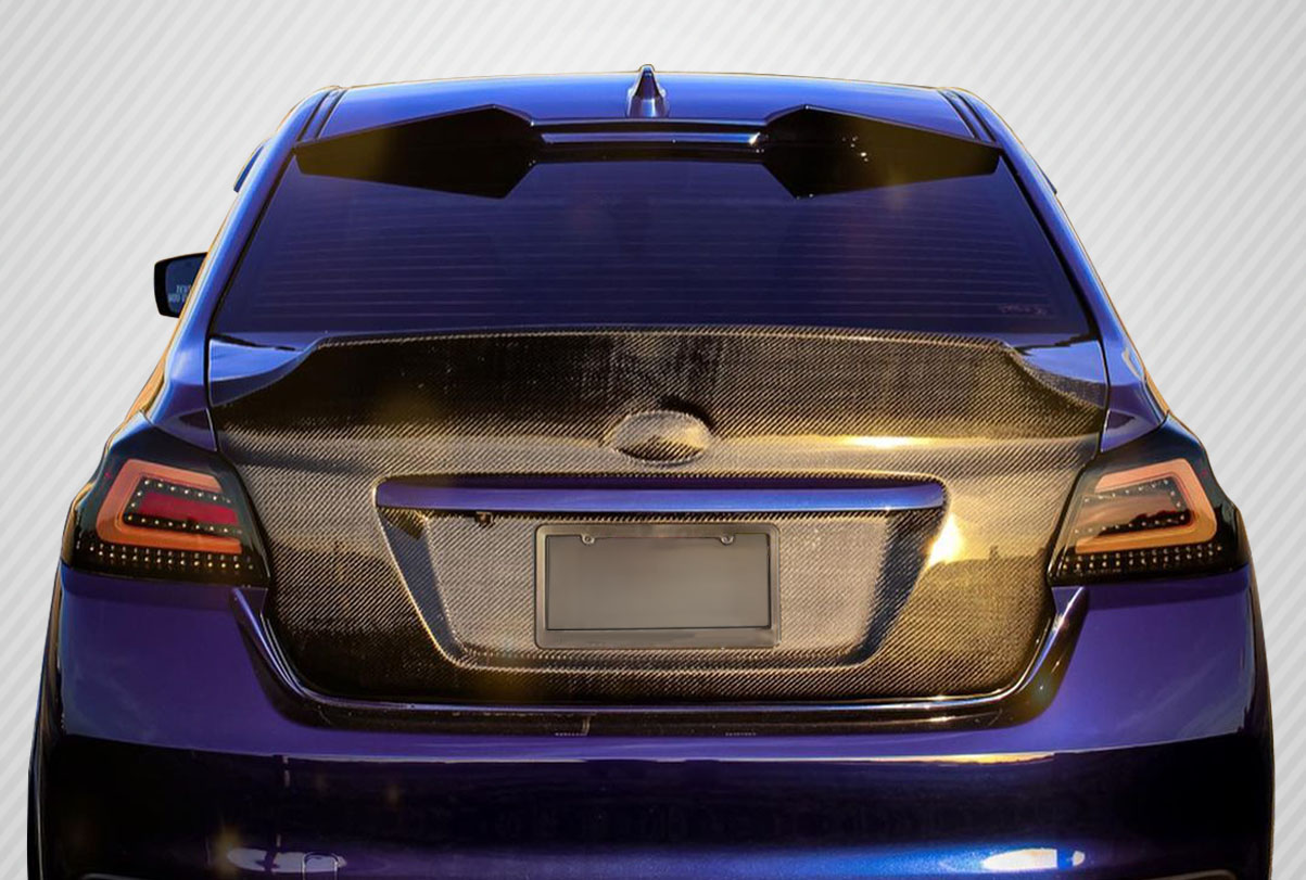 Carbon Fiber Trunk-Hatch Body Kit for 2015 Subaru WRX 4DR  - 2015-2019 Subaru WRX Carbon Creations NBR Concept Trunk - 1 Piece