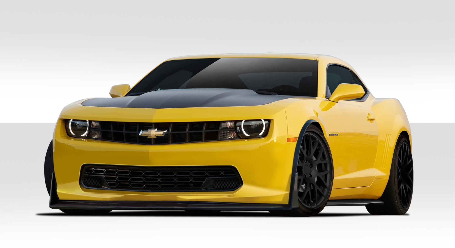 2010-2013 Chevrolet Camaro Duraflex Stingray Z Look Body Kit - 7 Piece - Includes Stingray Z Look Front Bumper Cover (109790) Stingray Z Look Front Lip Under Air Dam Spoiler (109820) Stingray Z Look Front Fender Flares (109819) Stingray Z Look Side Skirt