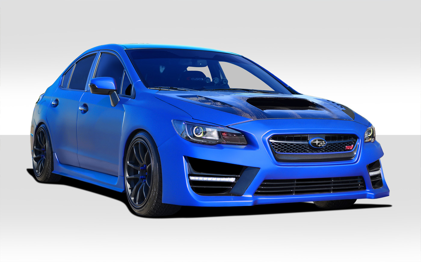 Fiberglass+ Kit Body Kit for 2015 Subaru WRX   - 2015-2019 Subaru WRX Duraflex NBR Concept Body Kit - 4 Piece - Includes NBR Concept Front Bumper Cover (109821) NBR Concept Side Skirt Rocker Panels (109822) NBR Concept Rear Bumper Cover (109823)