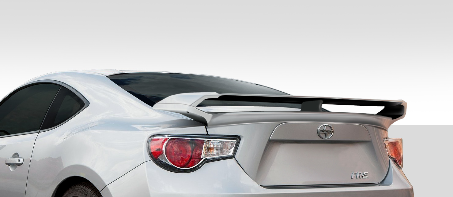 Fiberglass+ Wing Spoiler Body Kit for 2013 Scion FRS   - 2013-2019 Scion FR-S Toyota 86 Subaru BRZ Duraflex W-1 Rear Wing Trunk Lid Spoiler - 1 Piece