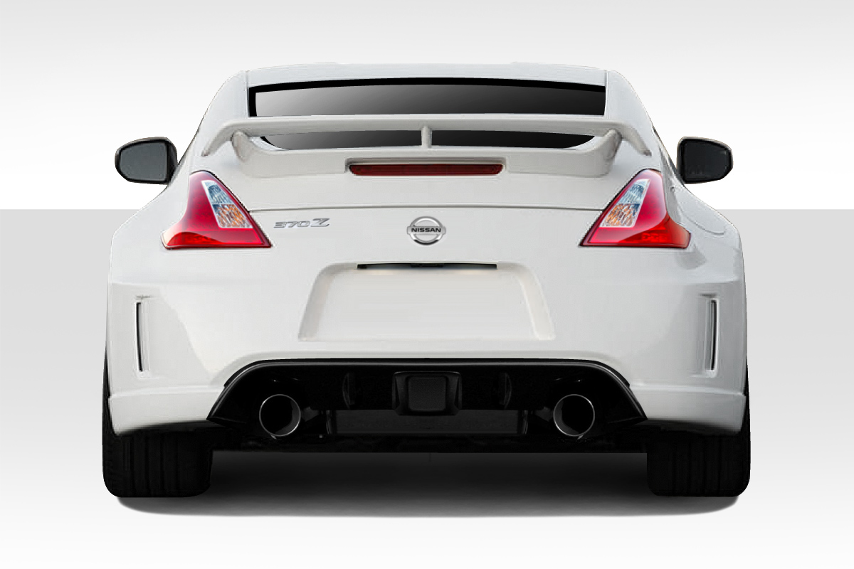 Fiberglass+ Rear Bumper Body Kit for 2009 Nissan 370Z   - 2009-2019 Nissan 370Z Z34 Duraflex N-4 Rear Bumper Cover - 1 Piece