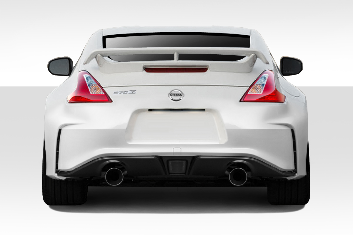 Fiberglass+ Rear Bumper Body Kit for 2009 Nissan 370Z   - 2009-2019 Nissan 370Z Z34 Duraflex N-3 Rear Bumper Cover - 1 Piece