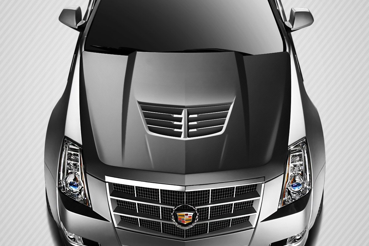 2009-2014 Cadillac CTS-V Carbon Creations DriTech Stingray Z Hood- 1 Piece ...