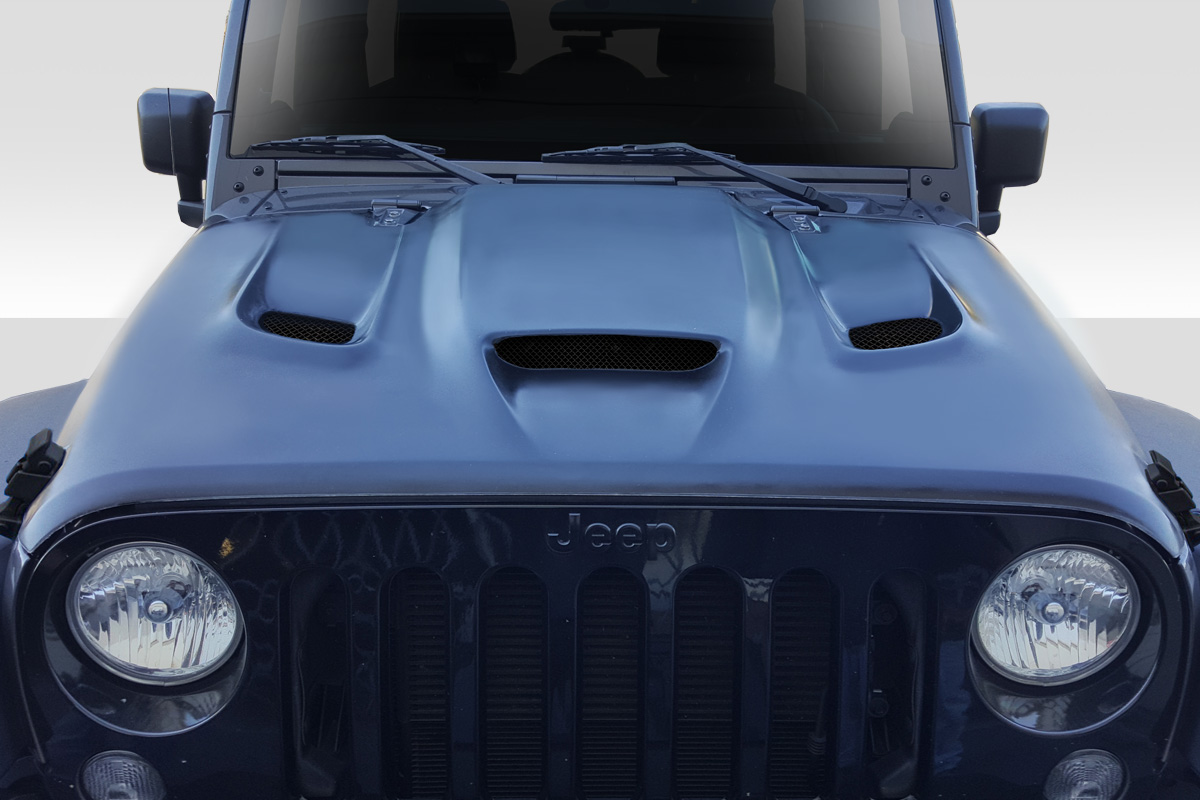 2013 Jeep Wrangler 0 Fiberglass Hood Body Kit 2007 2018 Jeep