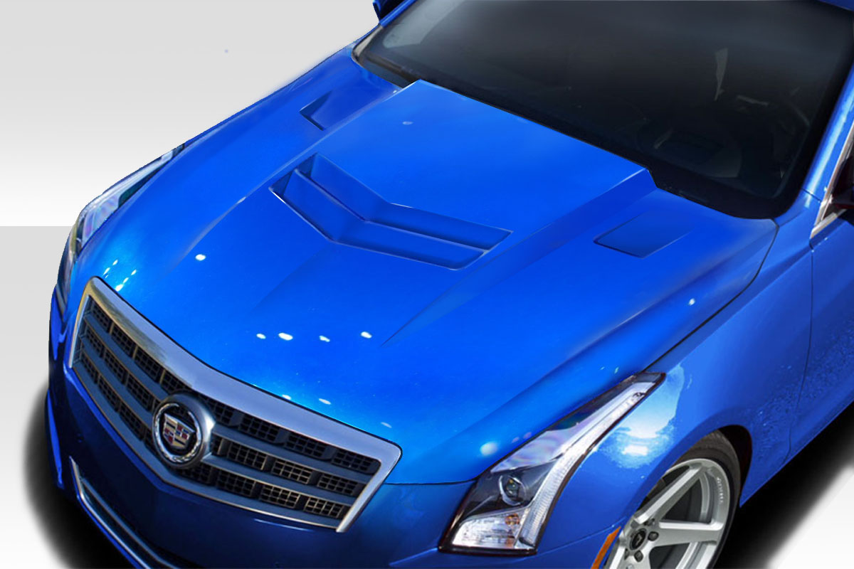Fiberglass+ Hood Body Kit for 2013 Cadillac ATS 0  - 2013-2019 Cadillac ATS Duraflex AC-1 Hood - 1 Piece