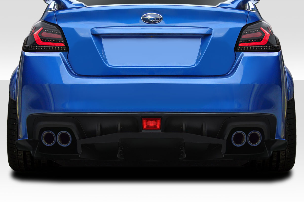 Fiberglass+ Rear Lip-Add On Body Kit for 2015 Subaru WRX 0  - 2015-2019 Subaru WRX STI Duraflex VRS Rear Diffuser - 3 Piece