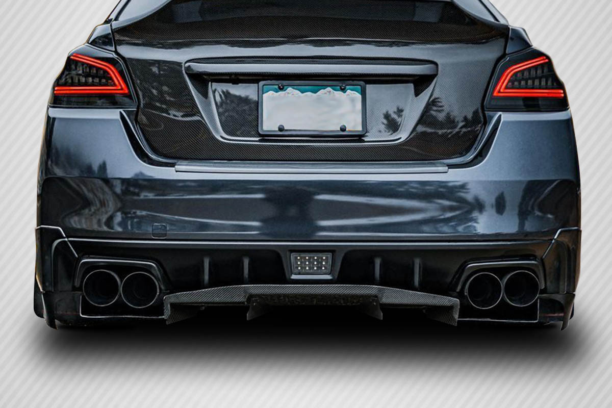 Carbon Fiber Rear Lip-Add On Body Kit for 2015 Subaru WRX 0  - 2015-2019 Subaru WRX STI Carbon Creations VRS Rear Diffuser - 3 Piece