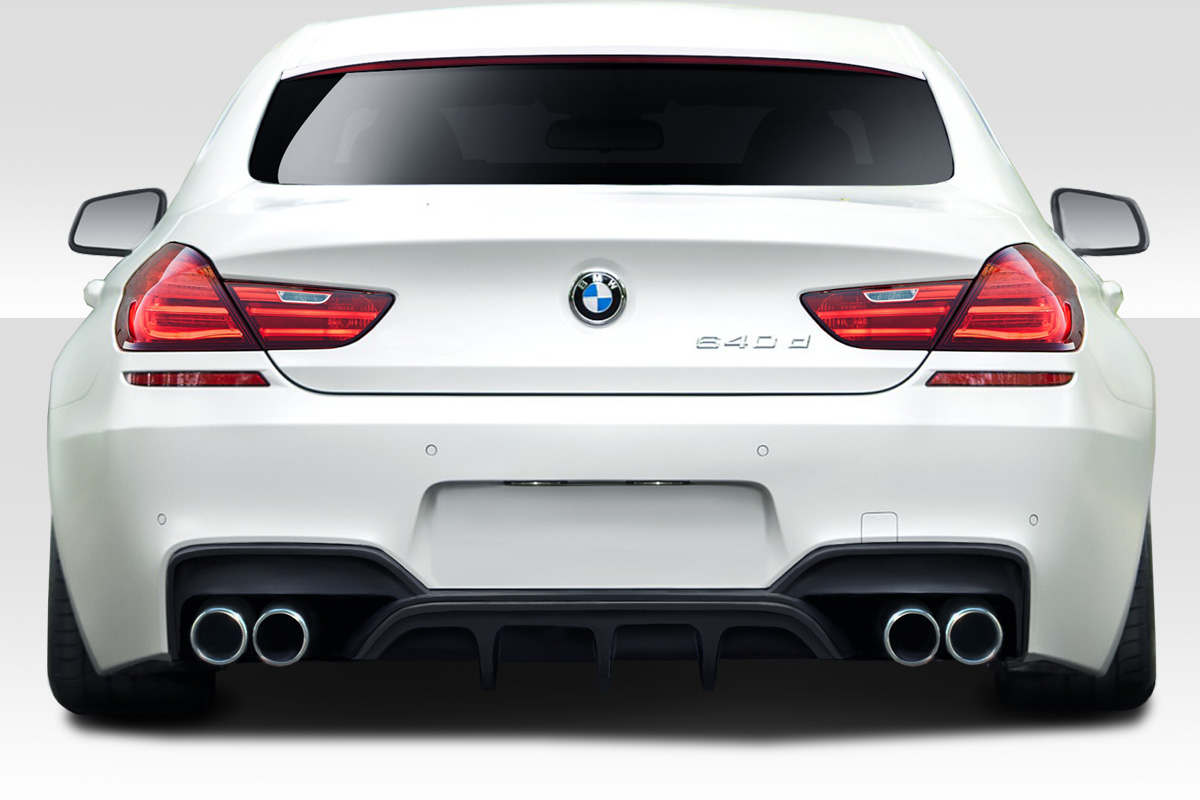 Fiberglass+ Rear Lip-Add On Body Kit for 2011 BMW 6 Series 0  - 2011-2019 BMW 6 Series M6 F06 F12 F13 Duraflex AMK Rear Diffuser - 1 Piece