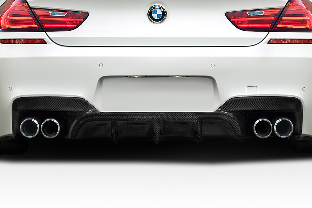 Carbon Fiber Rear Lip-Add On Body Kit for 2011 BMW 6 Series 0  - 2011-2019 BMW 6 Series M6 F06 F12 F13 Carbon Creations AMK Rear Diffuser - 1 Piece