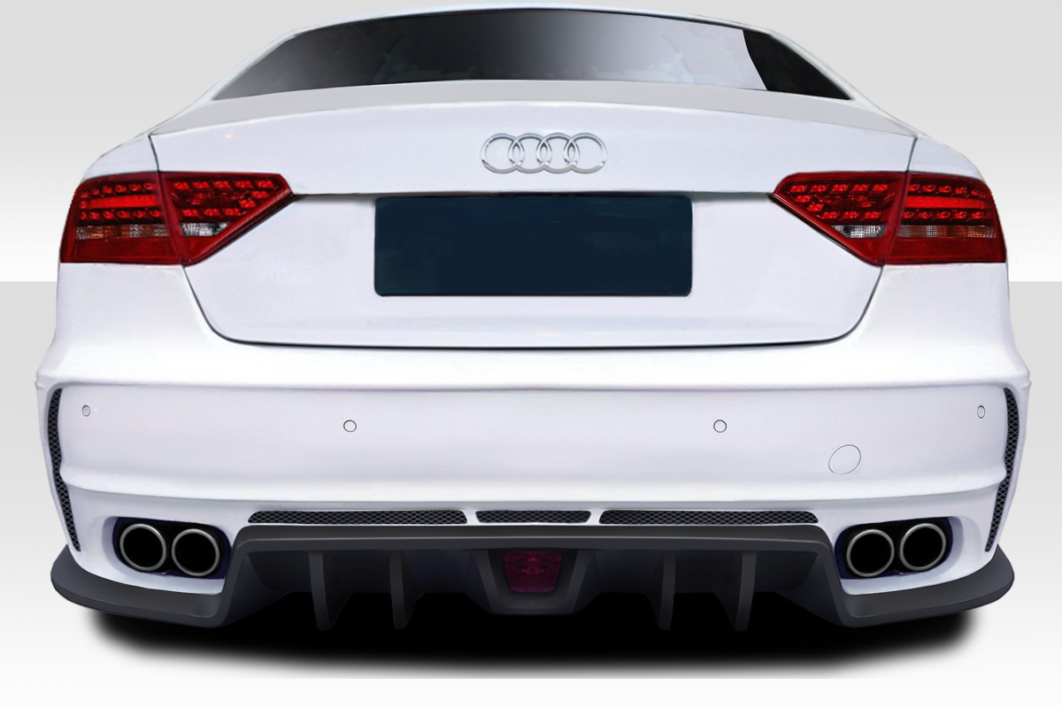 Fiberglass+ Rear Bumper Body Kit for 2010 Audi A5 4DR  - 2008-2016 Audi A5 B8 4DR Duraflex TKR Rear Bumper - 1 Piece