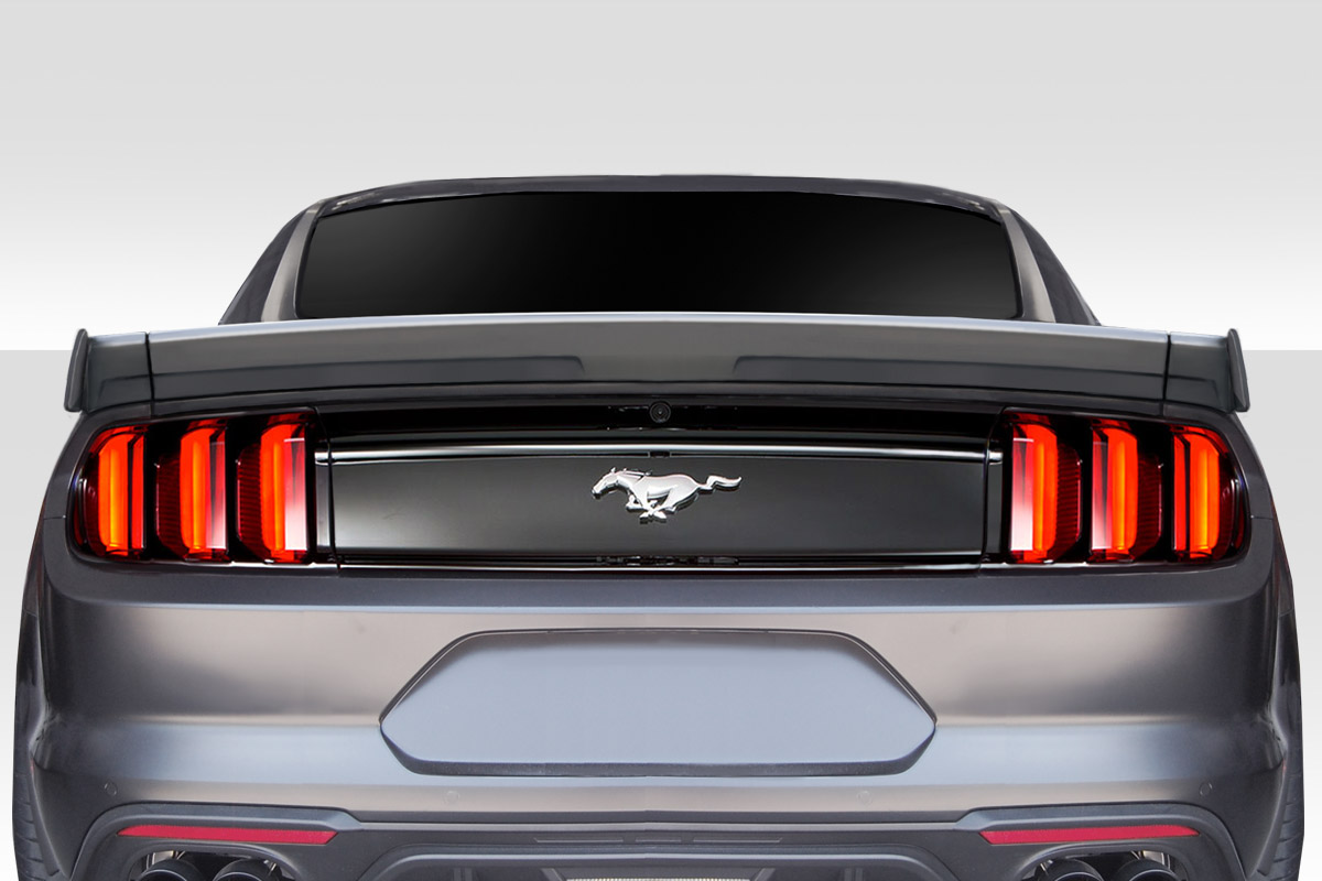 Fiberglass+ Wing Spoiler Body Kit for 2015 Ford Mustang 2DR  - 2015-2019 Ford Mustang Coupe Duraflex Stallion Rear Wing Spoiler - 3 Piece