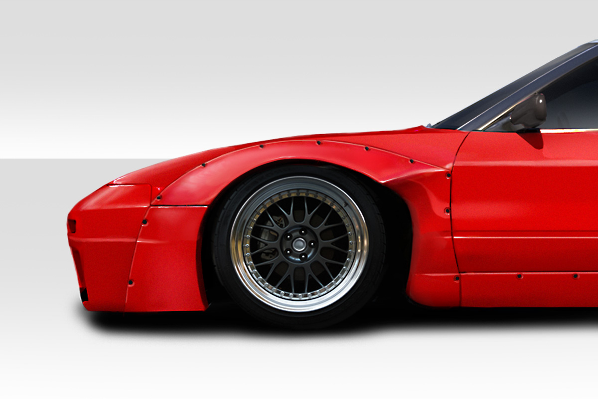 Fiberglass+ Fender Body Kit for 1992 Nissan 240SX 0  - 1989-1994 Nissan 240SX S13 Duraflex RBS V3 50mm Front Fender Flares -4 Piece