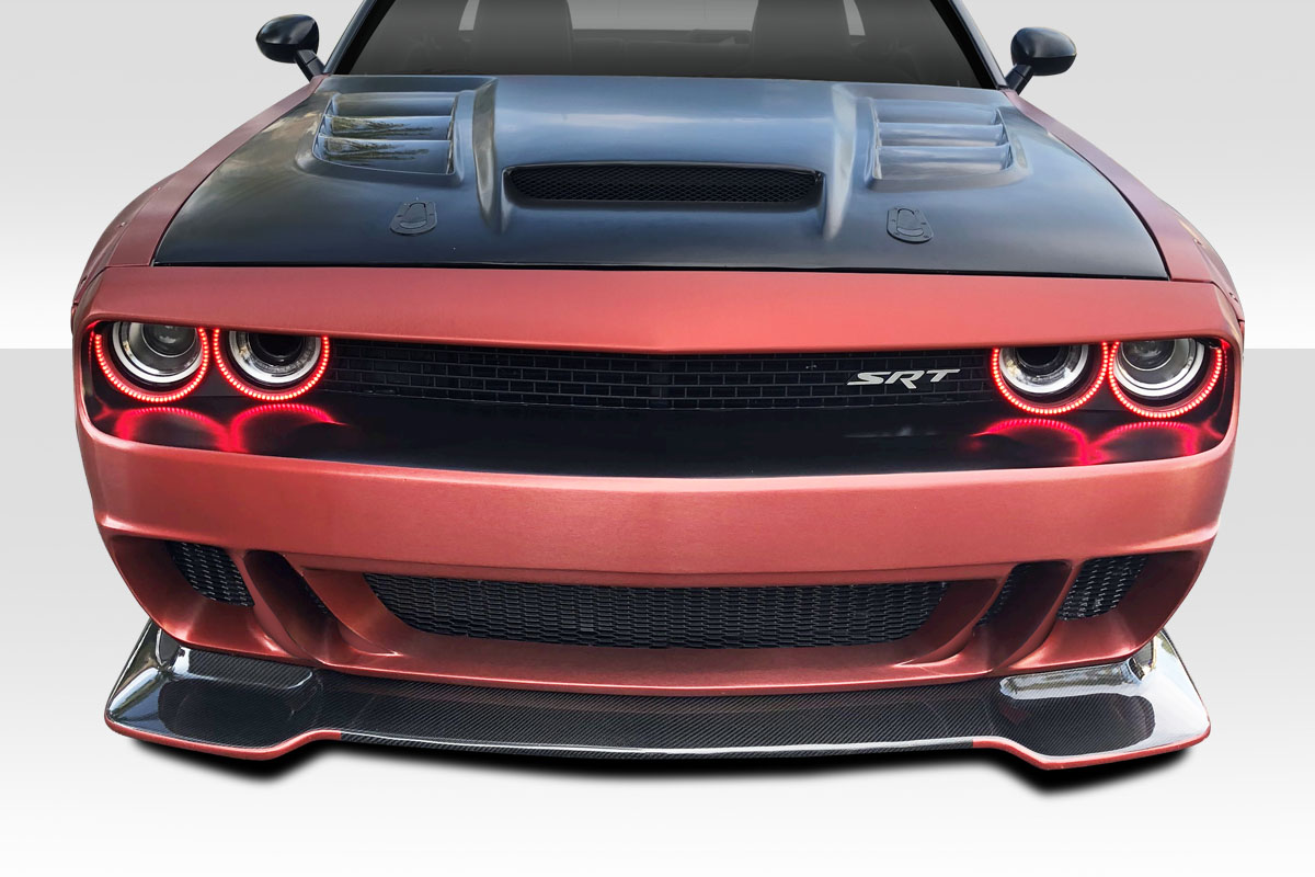 Fiberglass+ Front Bumper Body Kit for 2015 Dodge Challenger 0  - 2015-2019 Dodge Challenger Duraflex Circuit Front Bumper - 1 Piece