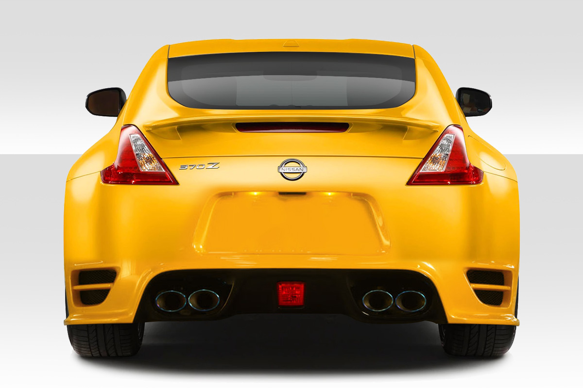 Fiberglass+ Rear Bumper Body Kit for 2009 Nissan 370Z 0  - 2009-2019 Nissan 370Z Z34 Duraflex Z1 Extreme Rear Bumper - 1 Piece