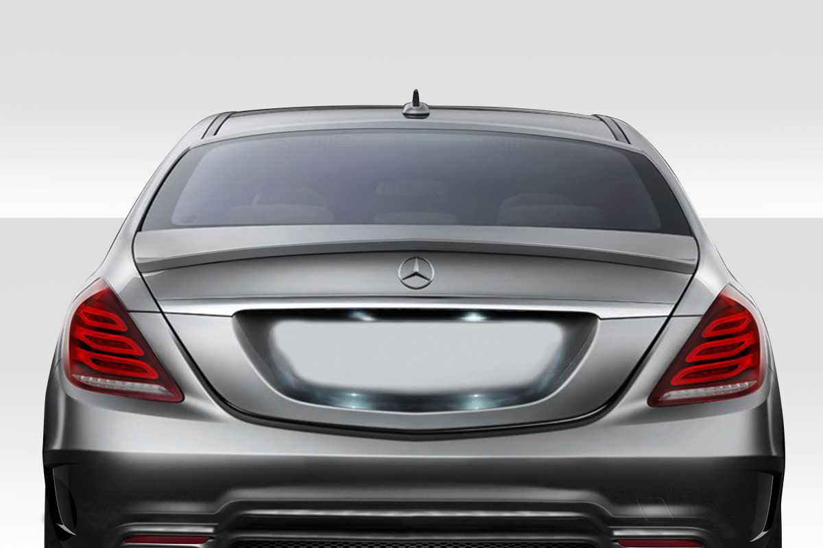 Fiberglass+ Wing Spoiler Body Kit for 2014 Mercedes S Class 0  - 2014-2019 Mercedes S Class W222 Duraflex W-1 Roof Wing Spoiler - 1 Piece