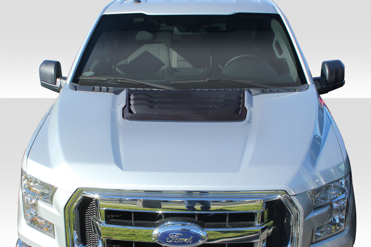 Fiberglass+ Hood Body Kit for 2015 Ford F150 0  - 2015-2019 Ford F-150 Duraflex Raptor Look Hood - 1 Piece