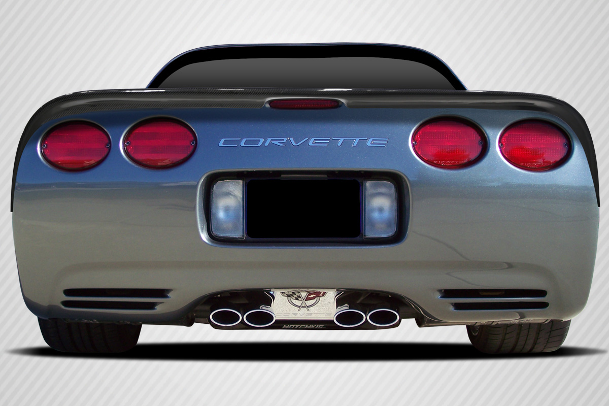 Carbon Fiber Wing Spoiler Body Kit For 2002 Chevrolet Corvette 0 1997