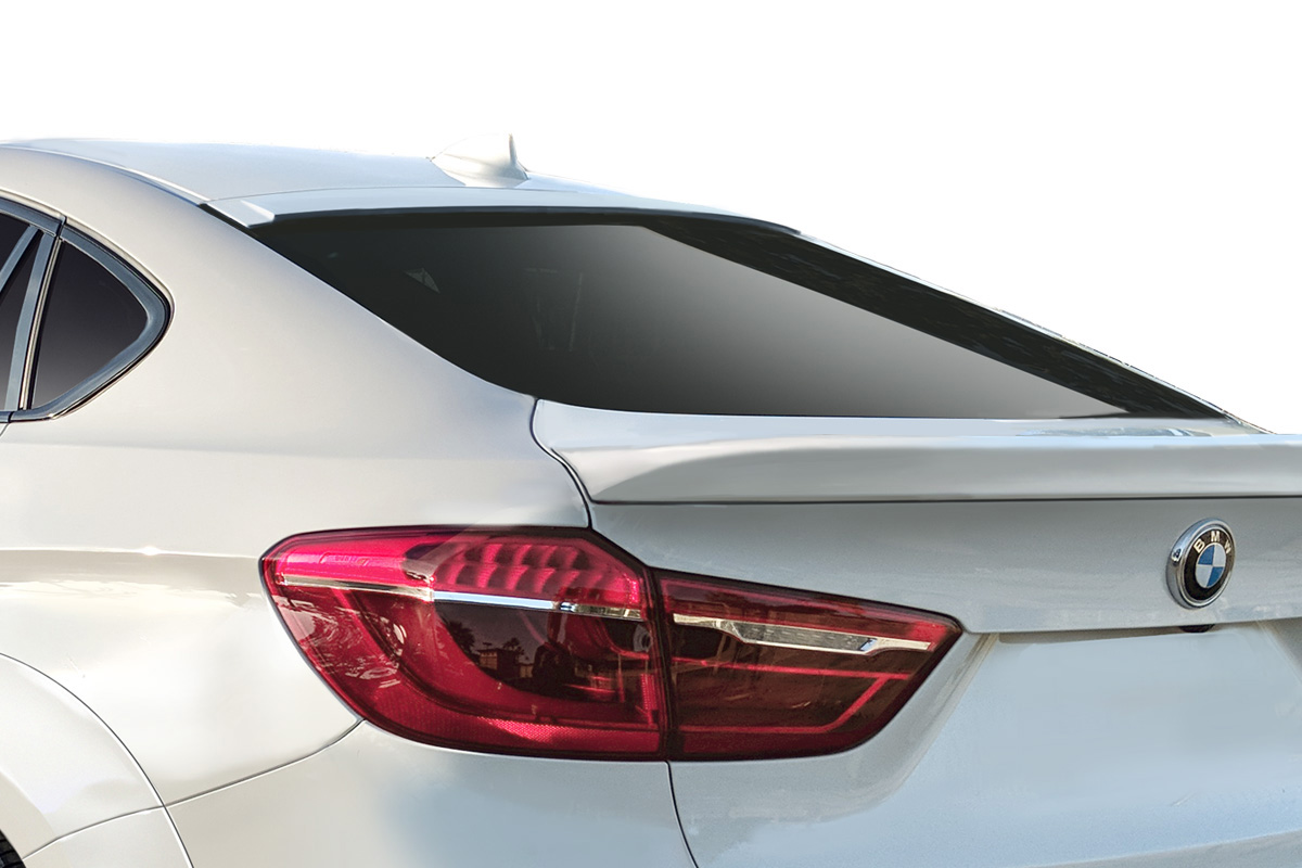 Polyurethane Wing Spoiler Body Kit for 2015 BMW X6 0  - 2015-2019 BMW X6 F16 / X6M F86 AF-1 Roof Wing Spoiler ( PU-RIM ) - 1 Piece