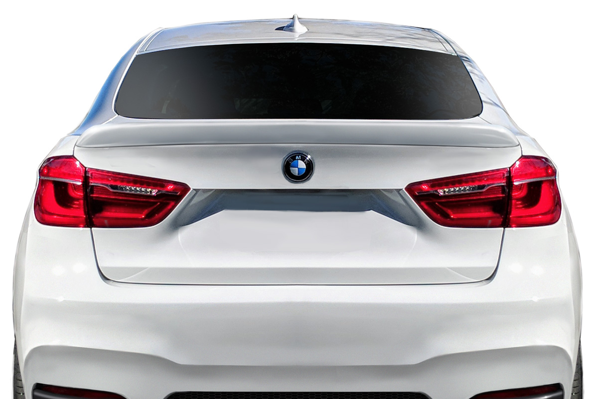 Fiberglass+ Wing Spoiler Body Kit for 2015 BMW X6 0  - 2015-2019 BMW X6 F16 / X6M F86 AF-1 Trunk Wing Spoiler ( GFK ) - 1 Piece