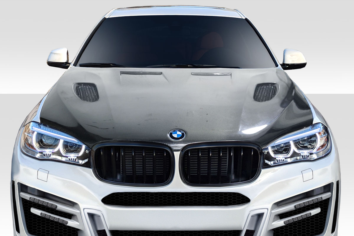 Carbon Fiber Hood Body Kit for 2015 BMW X6 0  - 2015-2019 BMW X6 F16 / X6M F86 AF-1 Hood ( CFP ) - 1 Piece