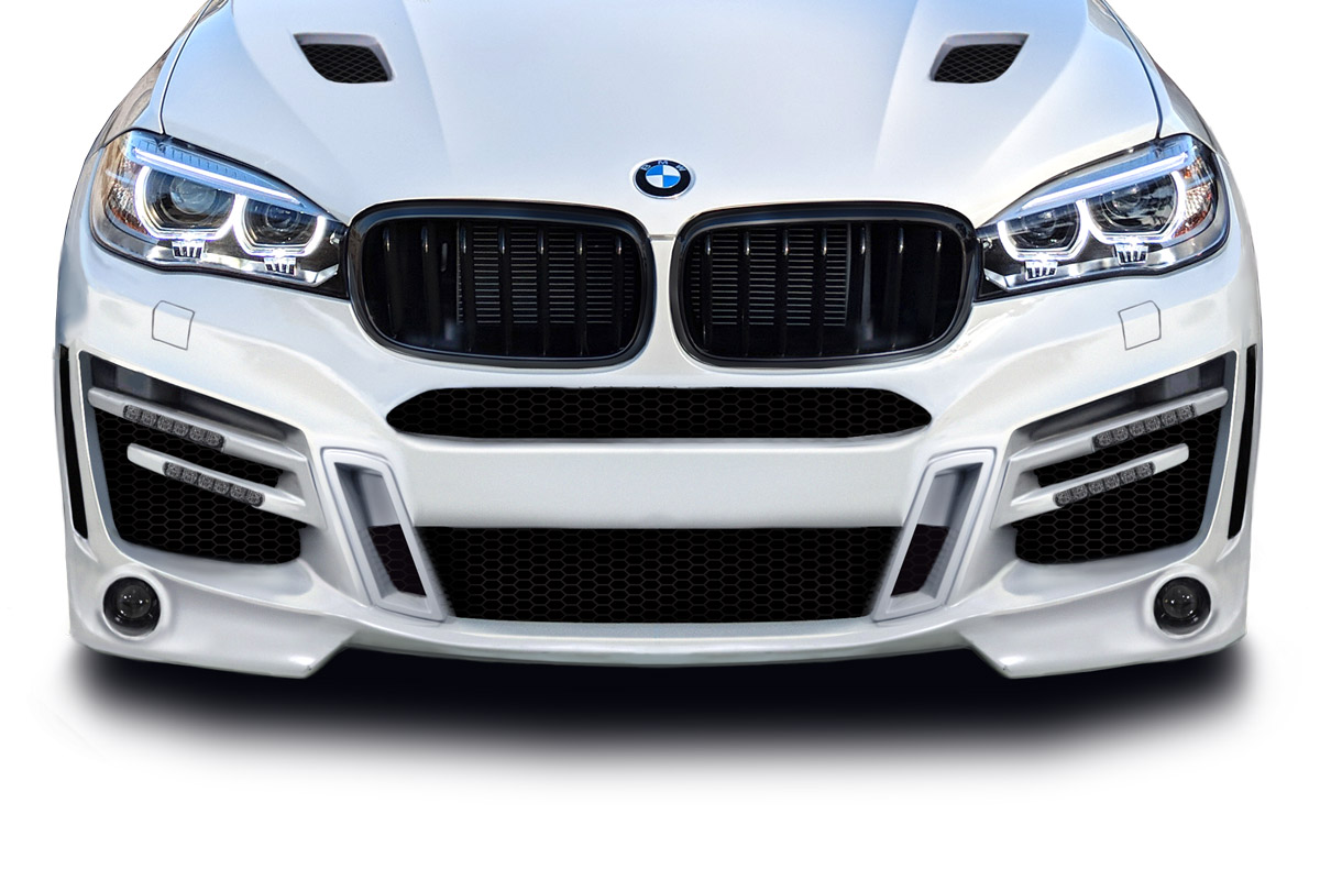 Plastic Accessory Body Kit for 2015 BMW X6 0  - 2015-2019 BMW X6 F16 / X6M F86 AF-1 LED DRL - 2 Piece