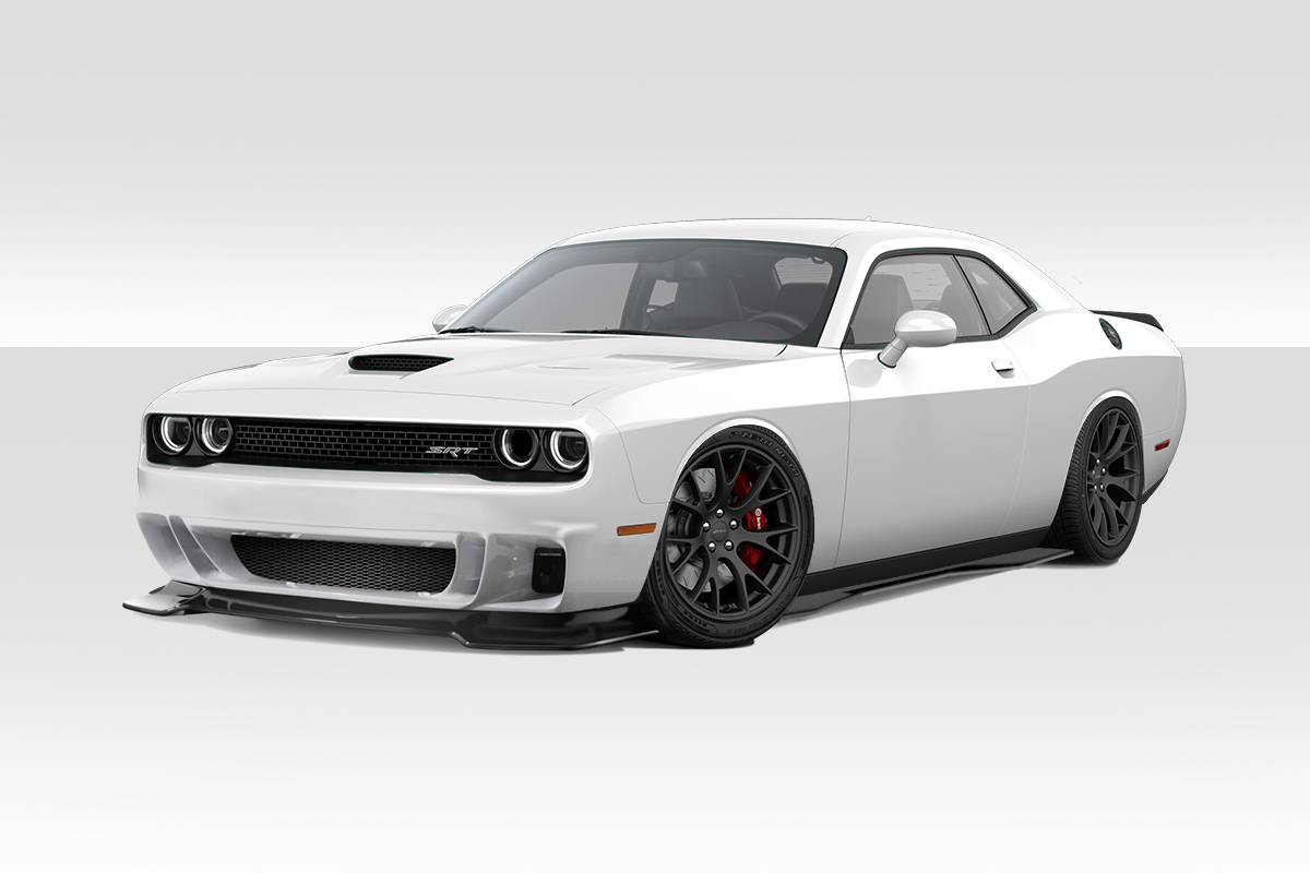 Fiberglass+ Kit Body Kit for 2015 Dodge Challenger 0  - 2015-2019 Dodge Challenger Duraflex Circuit Body Kit - 7 Pieces - Includes Circuit Front Bumper (113891) Circuit Front Lip (113892) Circuit Side Splitter (113894) Circuit Rear Diffuser (113897)