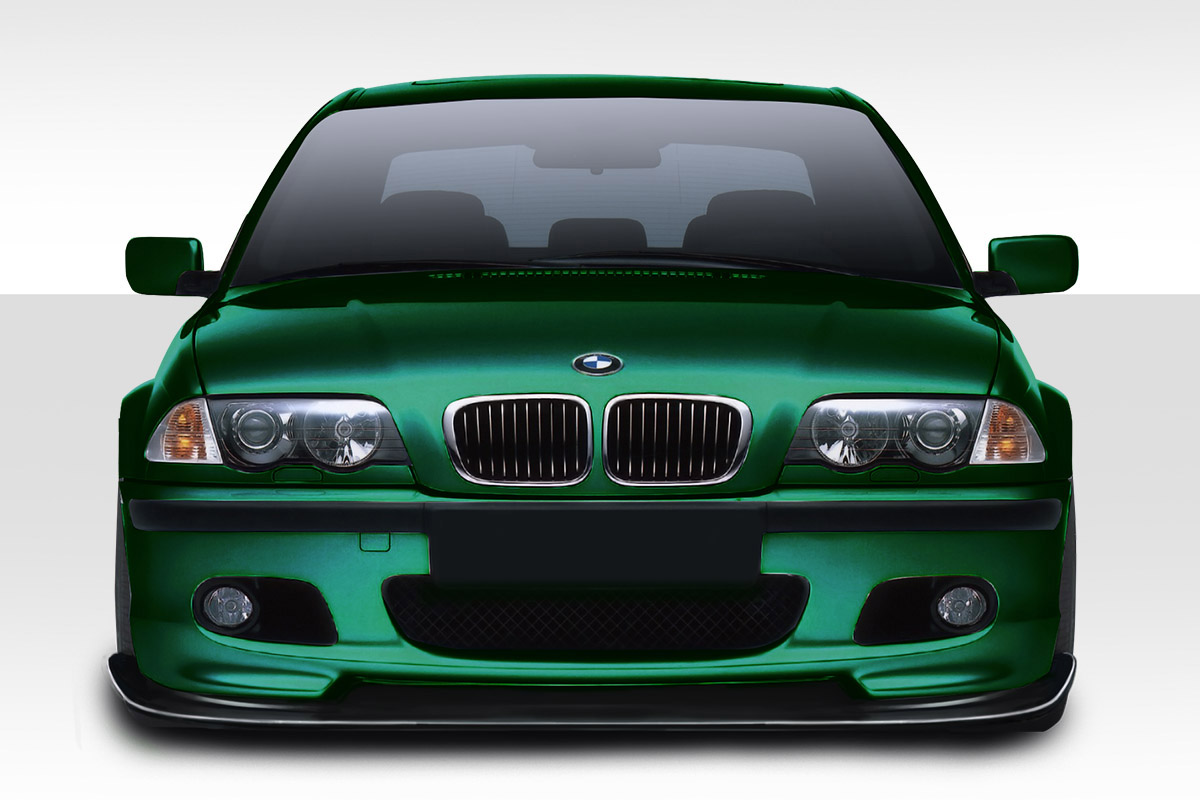 Fiberglass+ Front Lip-Add On Body Kit for 2001 BMW 3 Series 0  - 1999-2006 BMW 3 Series E46 Duraflex HM-S Front Lip Splitter - 1 Piece ( fits M-Tech models only )