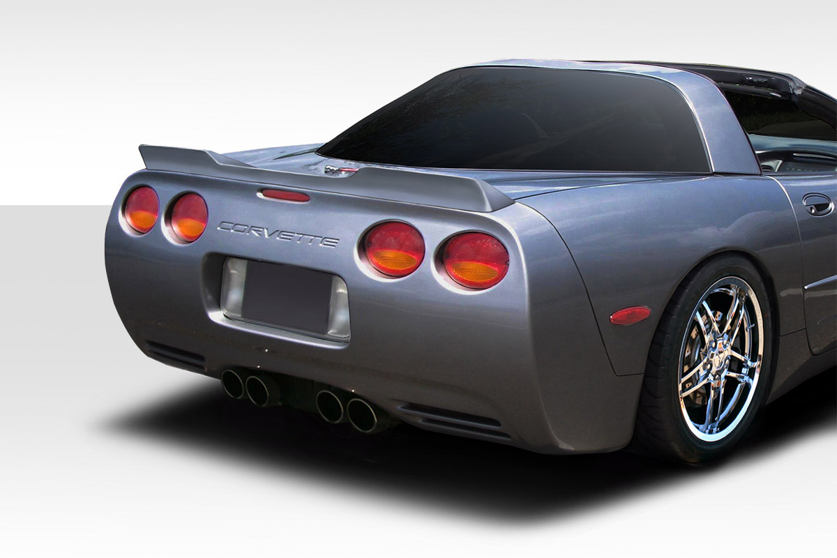 Fiberglass+ Wing Spoiler Body Kit for 2003 Chevrolet Corvette 0  - 1997-2004 Chevrolet Corvette C5 Duraflex Wickerbill Rear Wing Spoiler - 1 Piece