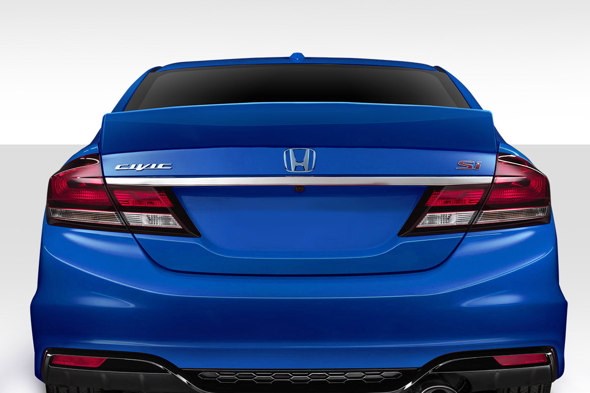 Fiberglass+ Wing Spoiler Body Kit for 2013 Honda Civic 4DR  - 2012-2015 Honda Civic 4DR Duraflex RBS Wing Spoiler - 1 Piece